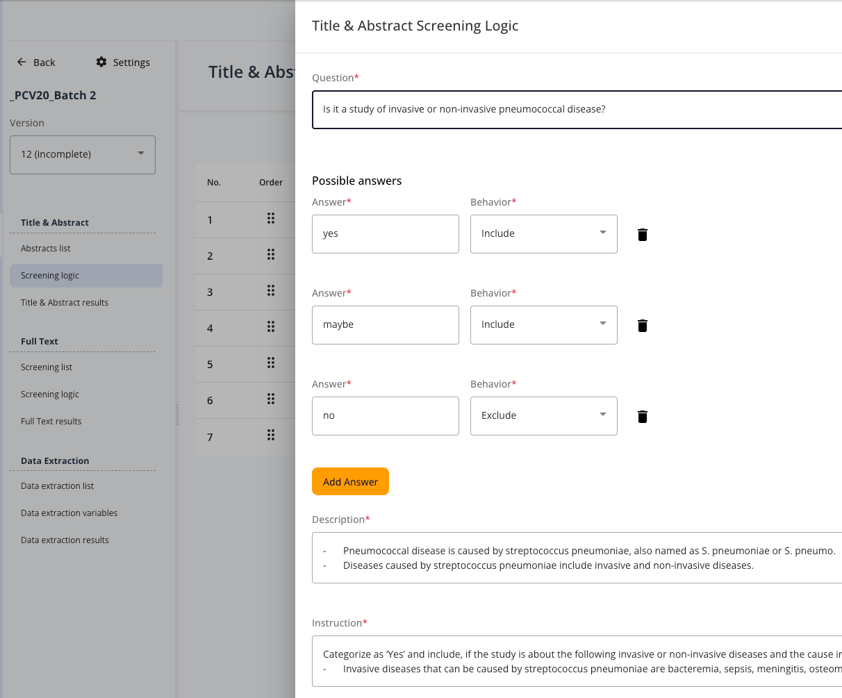 oneRay SLR Data Extraction